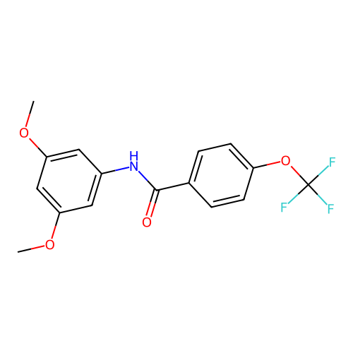 N-(3,5-dimethoxyphenyl)-4-(trifluoromethoxy)benzamide structure