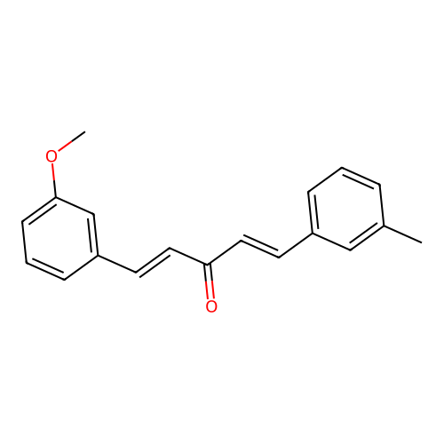 1-(3-Methoxyphenyl)-5-(3-methylphenyl)penta-1,4-dien-3-one structure