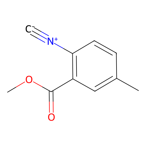 Methyl 2-isocyano-5-methylbenzoate structure