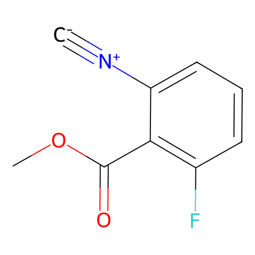 Methyl 2-fluoro-6-isocyanobenzoate structure