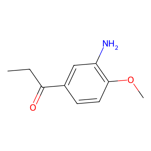 1-(3-Amino-4-methoxy-phenyl)-propan-1-one structure