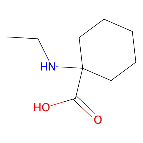 1-(乙氨基)环己烷-1-甲酸 structure