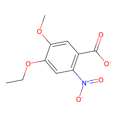 4-Ethoxy-5-methoxy-2-nitrobenzoate structure