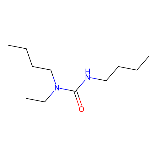 N,N'-dibutyl-N-ethylurea structure