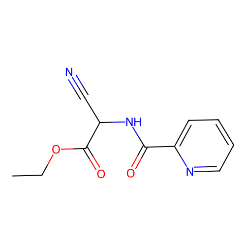 Ethyl 2-cyano-2-(picolinamido)acetate structure