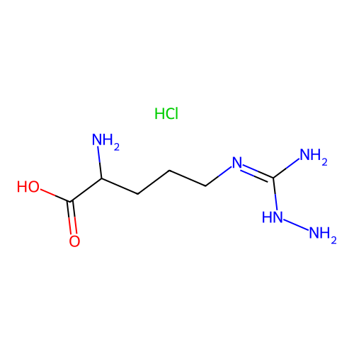 L-N(sup)G-Aminoarginine HCl structure