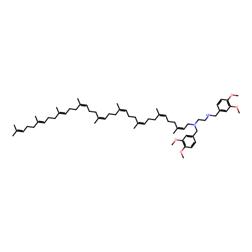 N-So烷s基-N,N''-双(3,4-二甲氧基苄基)乙基烯二胺 structure