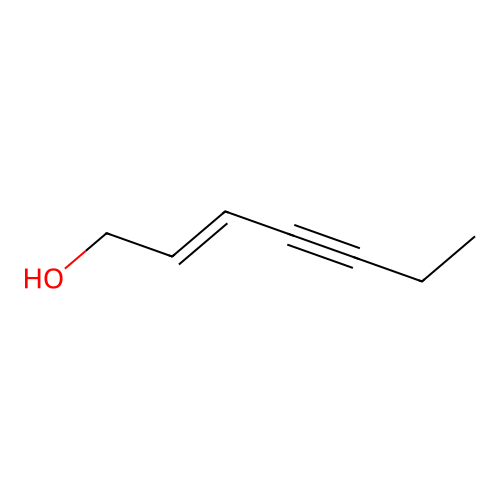 2-Hepten-4-yn-1-ol structure