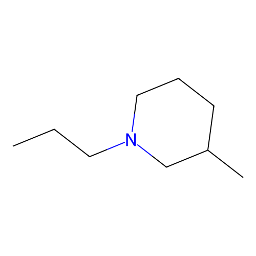 Piperidine, 1-propyl-3-methyl structure