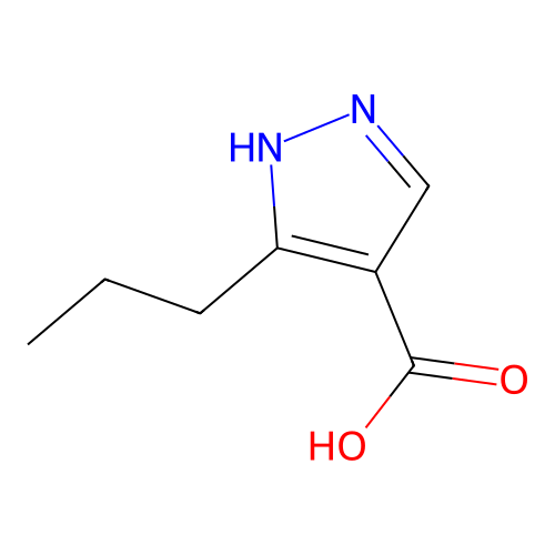 5-propyl-1H-pyrazole-4-carboxylic acid structure
