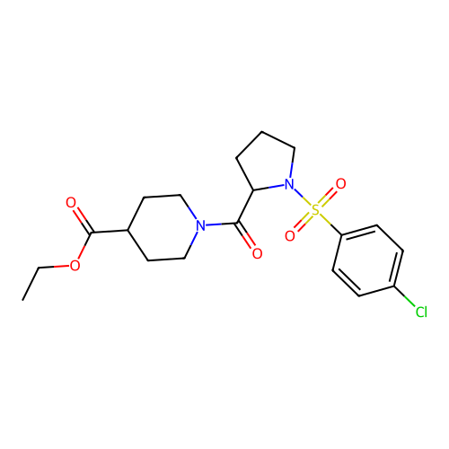 C19H25ClN2O5S structure
