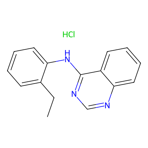 N-(2-ethylphenyl)quinazolin-4-amine Hydrochloride structure