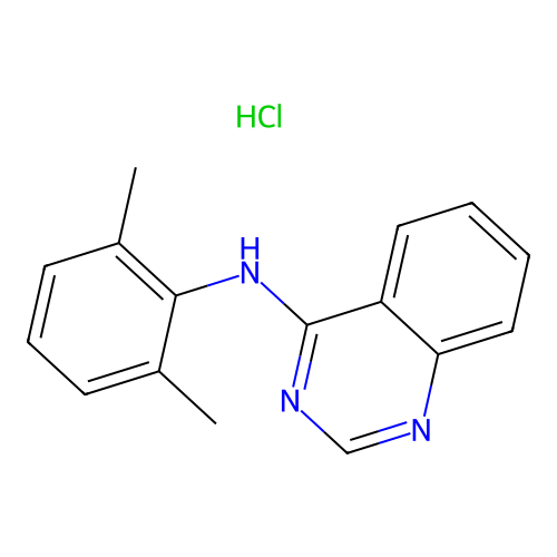 N-(2,6-dimethylphenyl)quinazolin-4-amine Hydrochloride structure