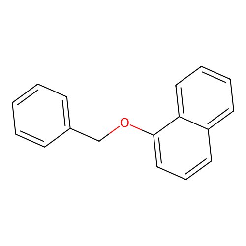 Naphthalene, 1-(phenylmethoxy)- structure