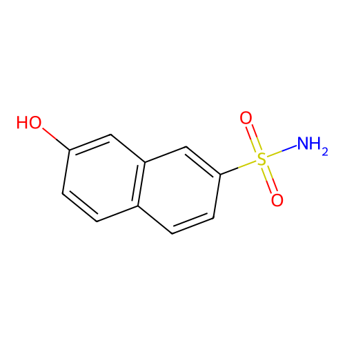 7-Hydroxynaphthalene-2-sulfonamide structure