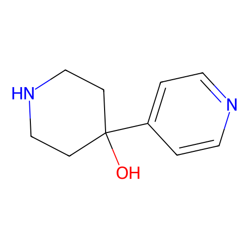 4-(4-Pyridinyl)-4-piperidinol structure