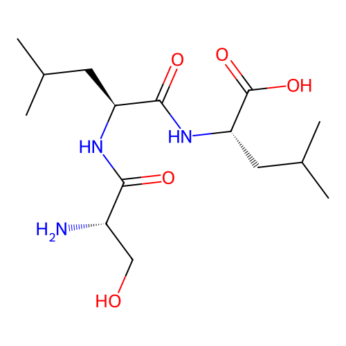 H-Ser-Leu-Leu-OH structure