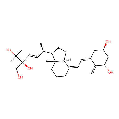 1,24,25,28-Tetrahydroxyergocalciferol structure