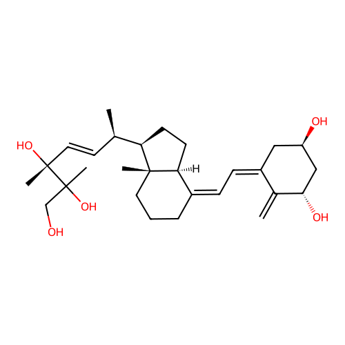 1,24,25,26-Tetrahydroxyergocalciferol structure