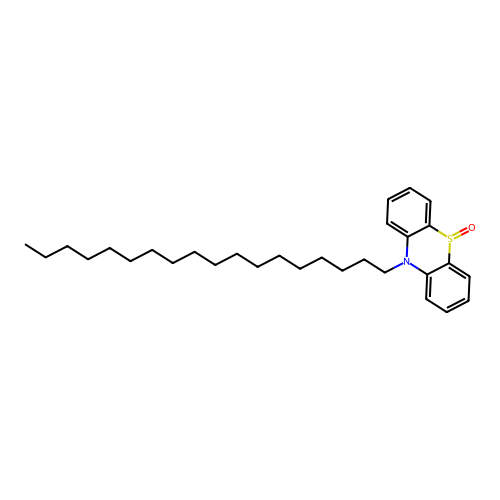 10-Octadecylphenothiazine 5-oxide structure