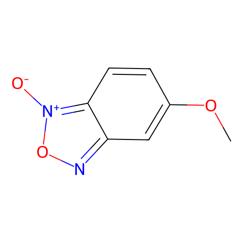 5-Methoxybenzofurazan-1-oxide structure