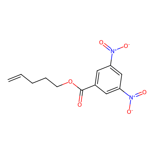 4-Pentenyl 3,5-dinitrobenzoate structure