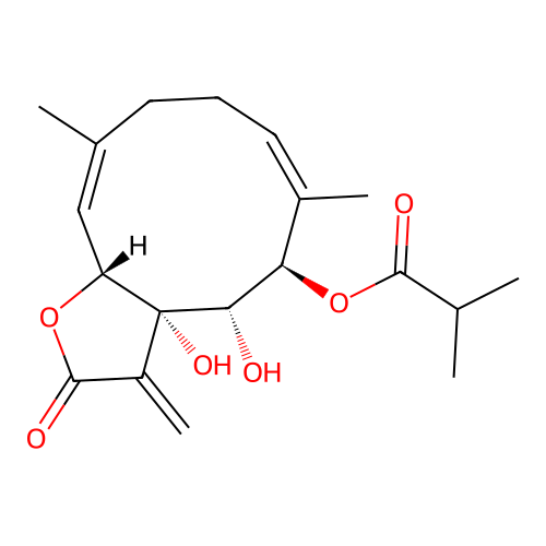 Leucanthanolide structure