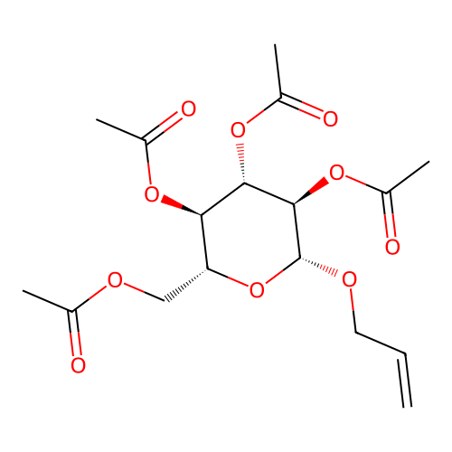 ALLYL-TETRA-O-ACETYL-BETA-D- structure