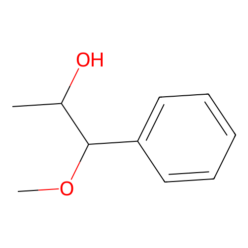Benzeneethanol, b-methoxy-a-methyl- structure