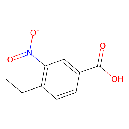 4-Ethyl-3-nitrobenzoic acid structure