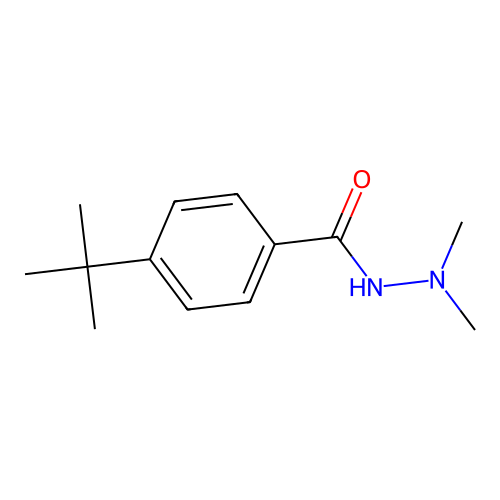 N',N'-dimethyl-p-t-butylbenzohydrazide structure