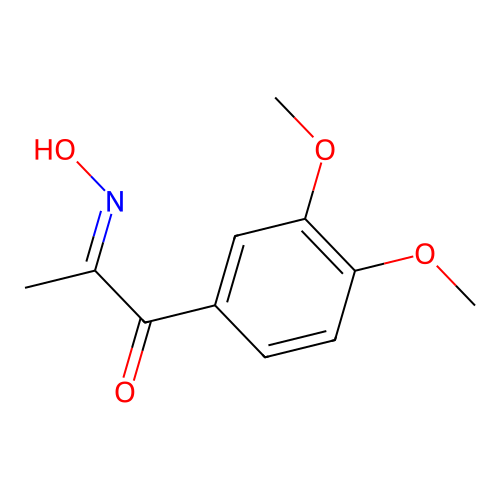 1-(3,4-Dimethoxyphenyl)-2-hydroxyiminopropan-1-one structure