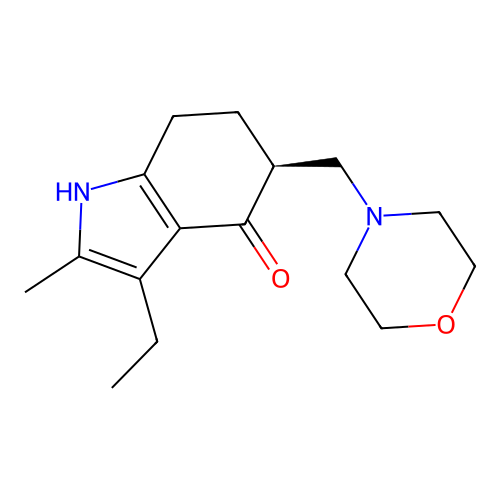 Molindone, (S)- structure