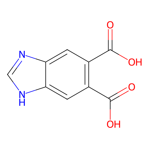 Benzimidazole-5,6-dicarboxylic acid structure