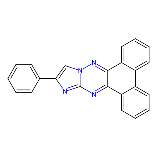 11-Phenylimidazo[1,2-b]phenanthro[9,10-e][1,2,4]triazine structure