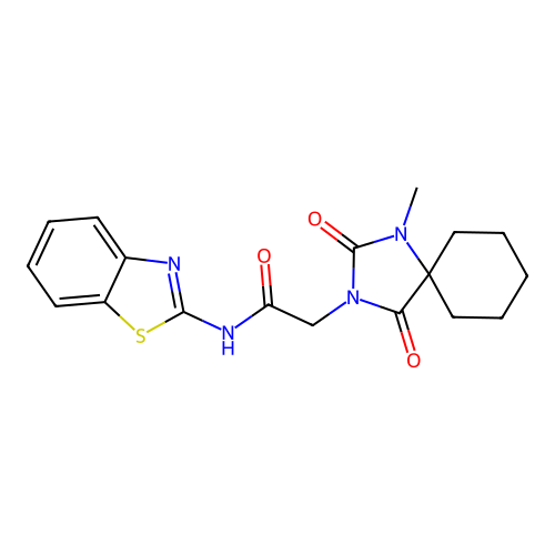 C18H20N4O3S structure