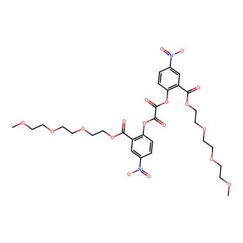 双[2-[2-[2-(2-甲氧基乙氧基)乙氧基]乙氧基羰基]-4-硝基苯基] 草酸酯 structure