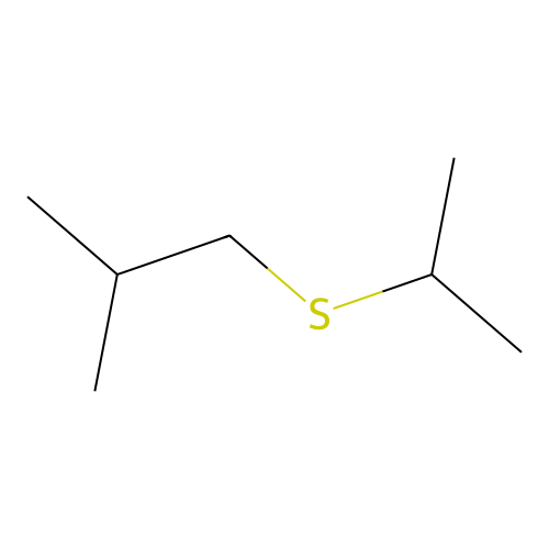 异丁基异丙基硫醚 structure