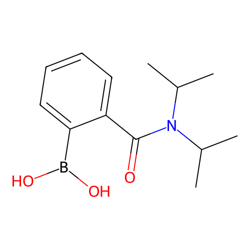 (2-(Diisopropylcarbamoyl)phenyl)boronic acid structure