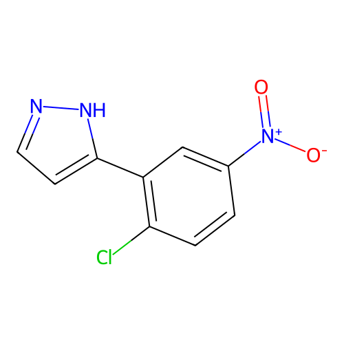 3-(2-Chloro-5-nitrophenyl)-1H-pyrazole structure