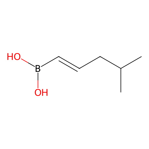 4-Methyl-1-pentenylboronic acid structure