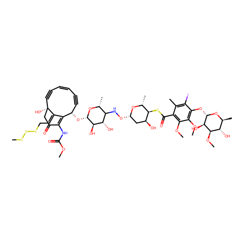 Calicheamicin alpha 3 structure