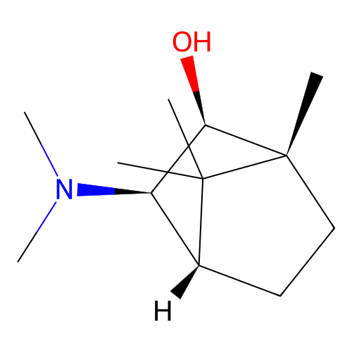 (1R,2S,3R,4S)-3-(Dimethylamino)-1,7,7-trimethylbicyclo[2.2.1]heptan-2-ol structure