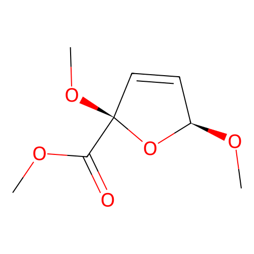 Trans-Methyl 2,5-dimethoxy-2,5-dihydrofuran-2-carboxylate structure