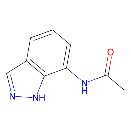 N-(1H-indazol-7-yl)acetamide structure