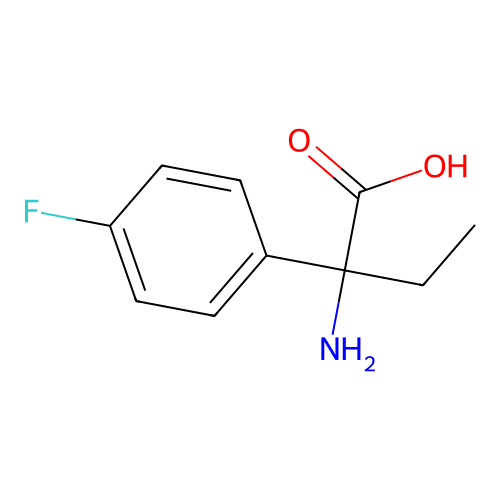 2-Amino-2-(4-fluorophenyl)butanoic acid structure