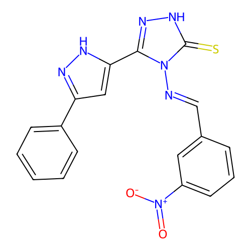 C18H13N7O2S structure