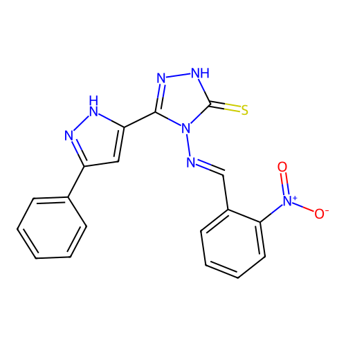 C18H13N7O2S structure