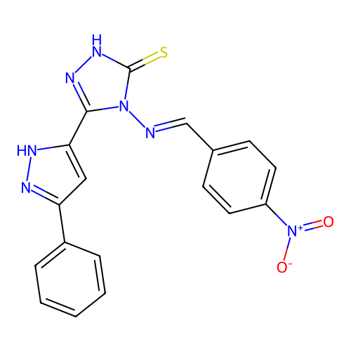 C18H13N7O2S structure