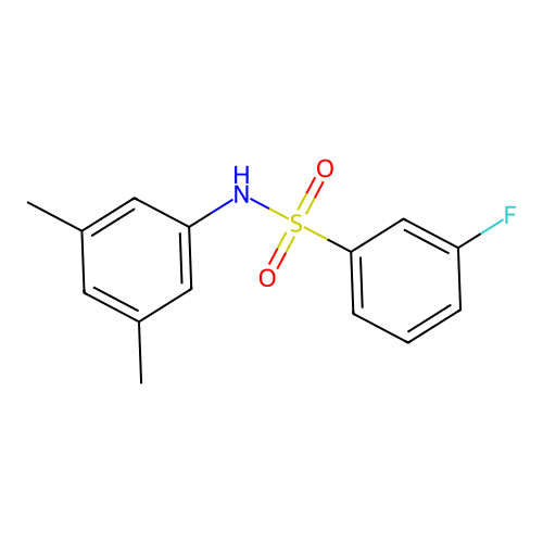 N-(3,5-dimethylphenyl)-3-fluorobenzenesulfonamide structure